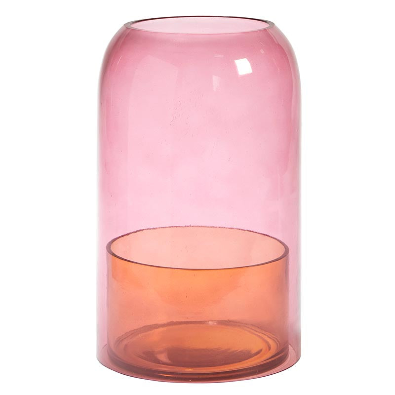 Colored Glass Candle Cloche