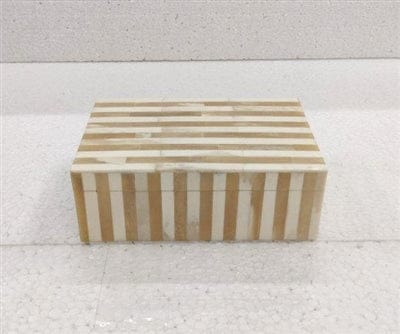 Light Brown Small Bone Box