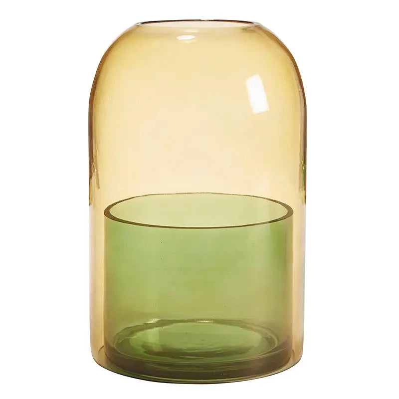 Colored Glass Candle Cloche