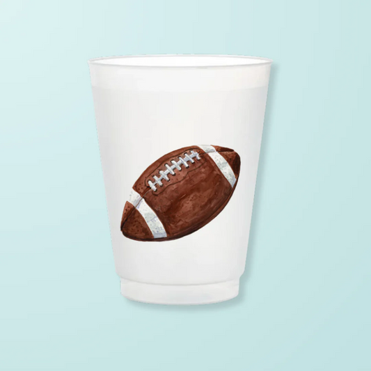 Taylor Paladino Football Frosted Cups