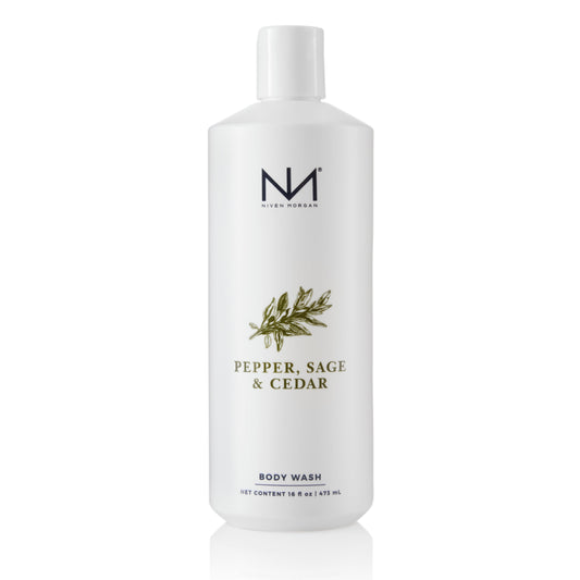 Niven Morgan - Pepper, Sage & Cedar Body Wash - 16oz