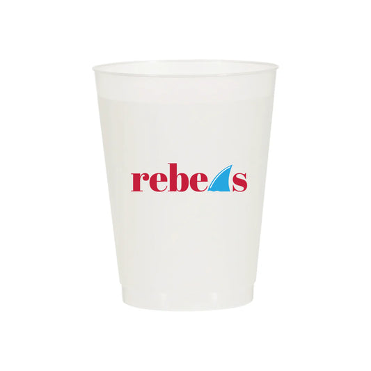 Rebels Fin Frosted Flex Cups and Beverage Napkins