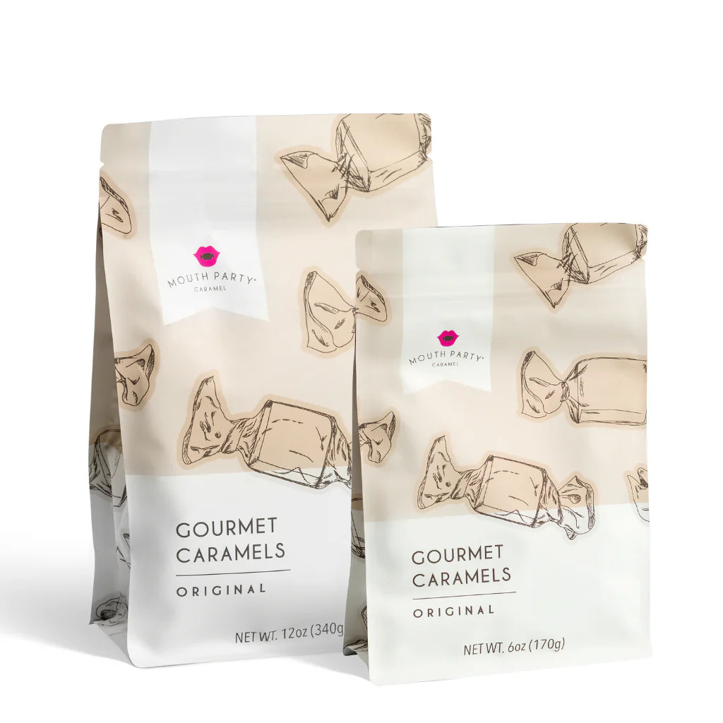 Mouth Party Caramels in Resealable Pouches