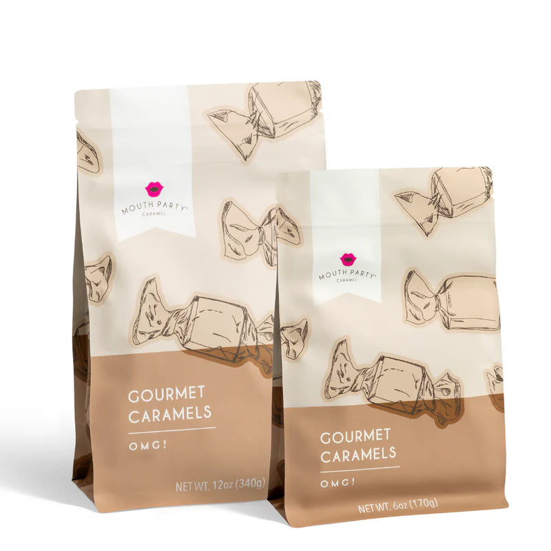 Mouth Party Caramels in Resealable Pouches