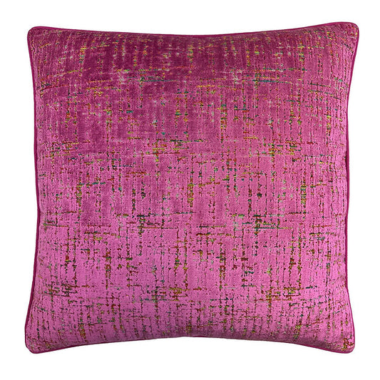 Moonstruck Velvet Pillow - Fuschia