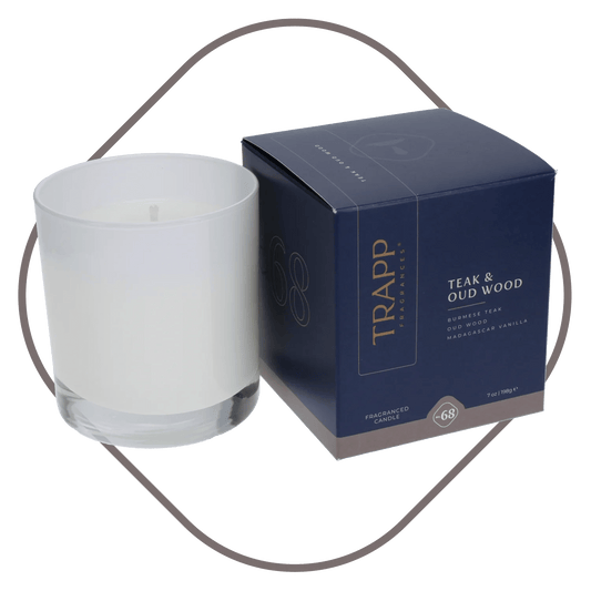 Trapp No.68 Teak and Oud Wood Signature Box Candle