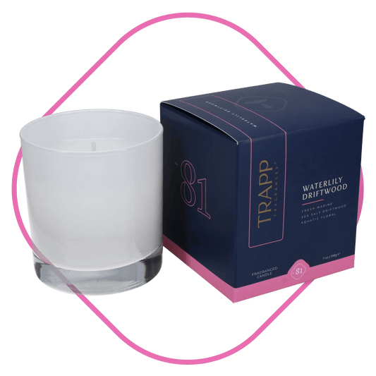 Trapp No.81 Waterlily Driftwood Signature Box Candle