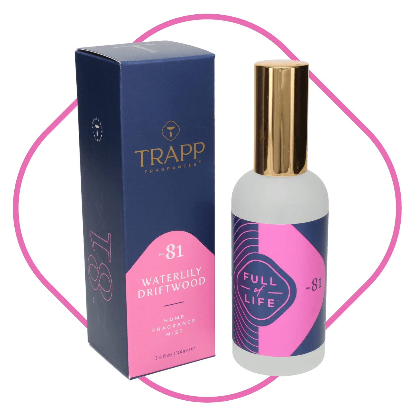 Trapp No.81 Waterlily Driftwood Home Fragrance Mist