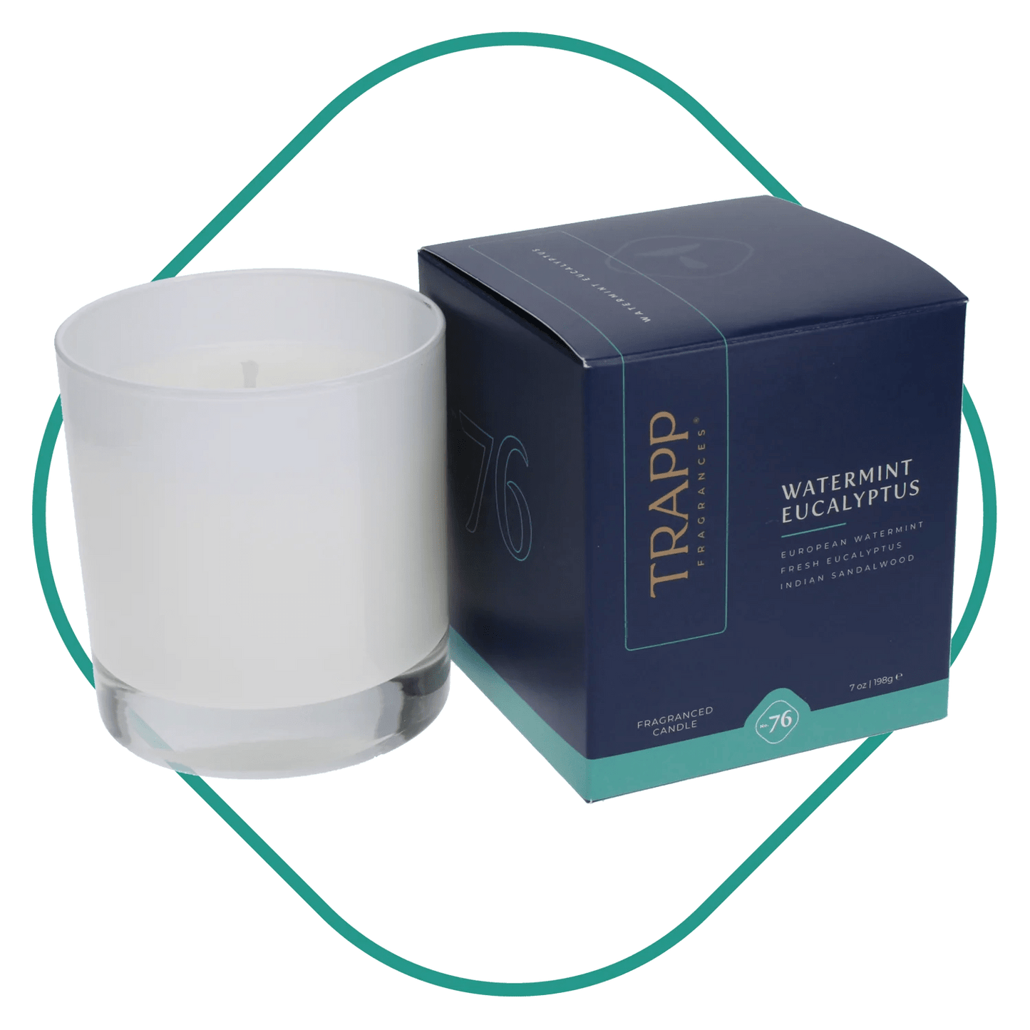 Trapp No.76 Watermint Eucalyptus Signature Box Candle