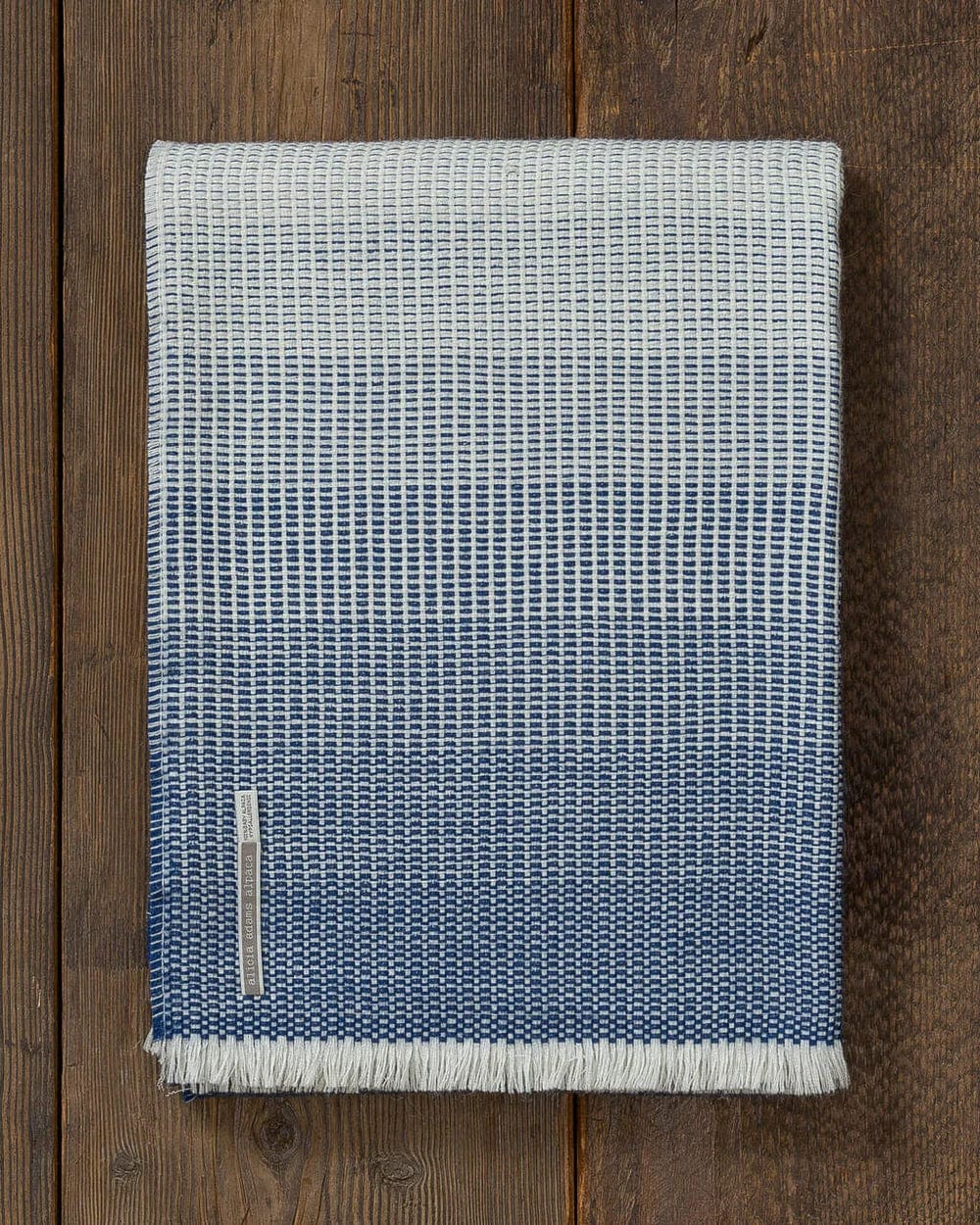 Baby Alpaca Newport Throw-Admiral Blue