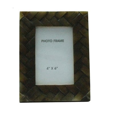 Brown Criss-Cross 4x6 Frame