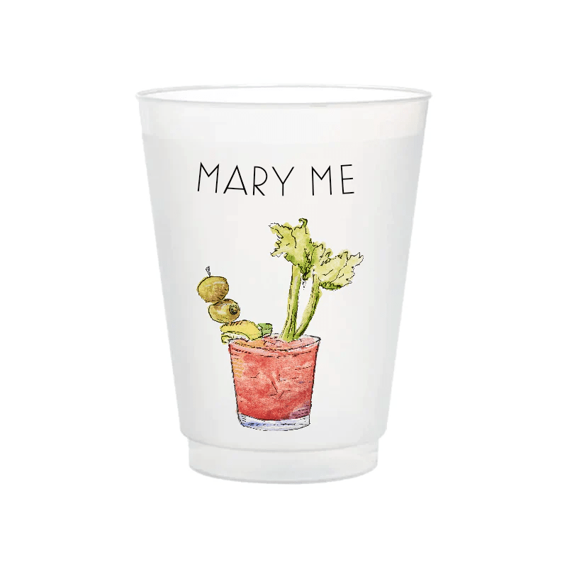 Taylor Paladino Mary Me 16oz Frosted Cups
