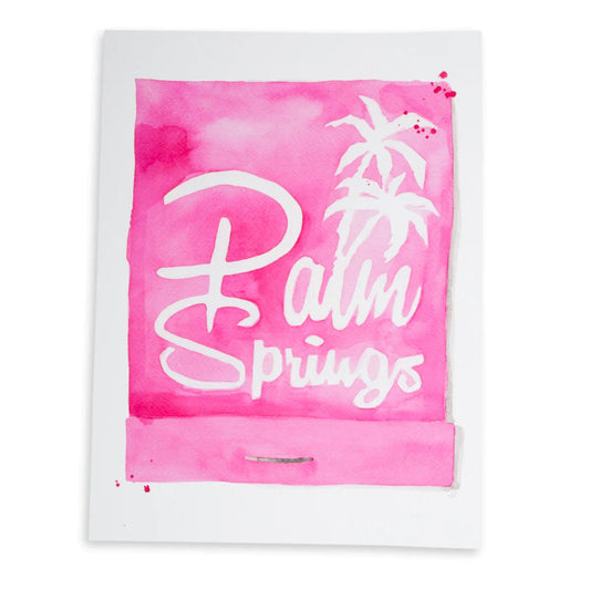 Furbish "Palm Springs" Matchbook Print - 5" x 7"