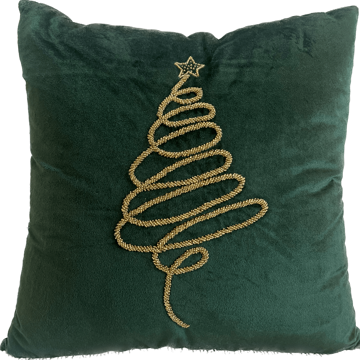 Holiday Velvet Charming Tree Pillow