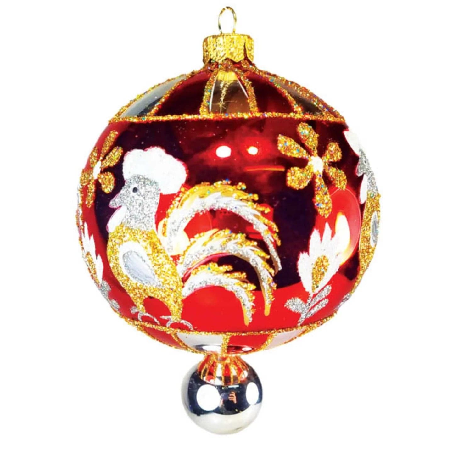 HeARTfully Yours Country Red Rooster Ornament