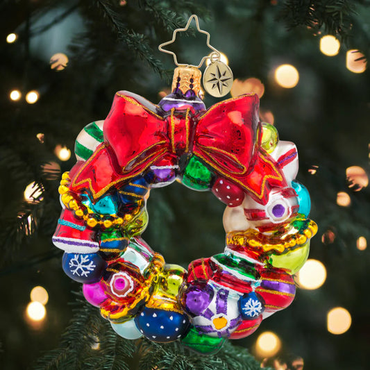 Christopher Radko "Joyful Little Wreath" Gem