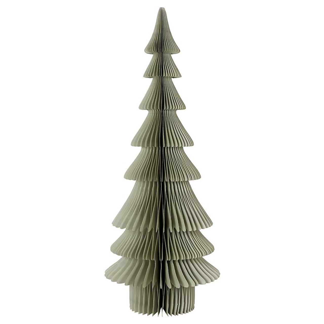 Honeycomb Paper Siberian Fir Tree 24" Sage Grey