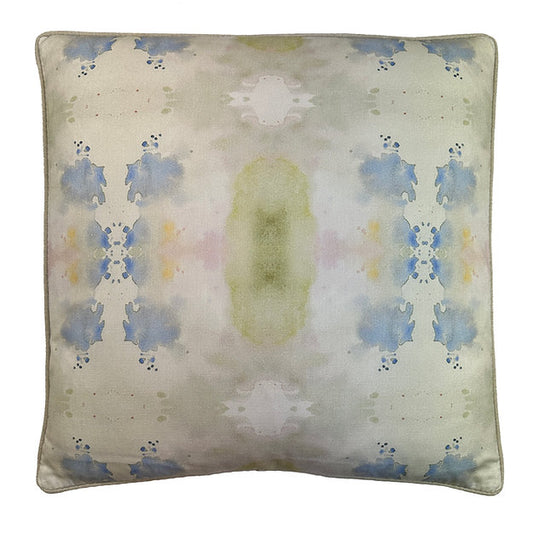 Cameron Printed LInen Pillow- Pastel