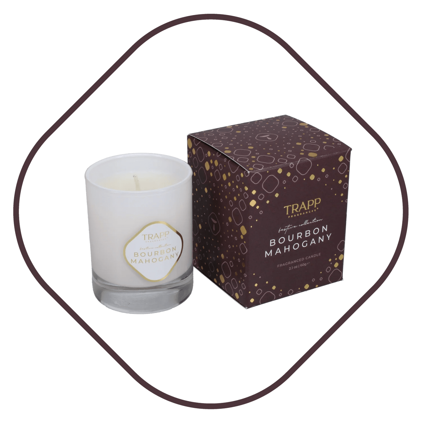 Trapp No. 97 Bourbon Mahogany Votive Candle