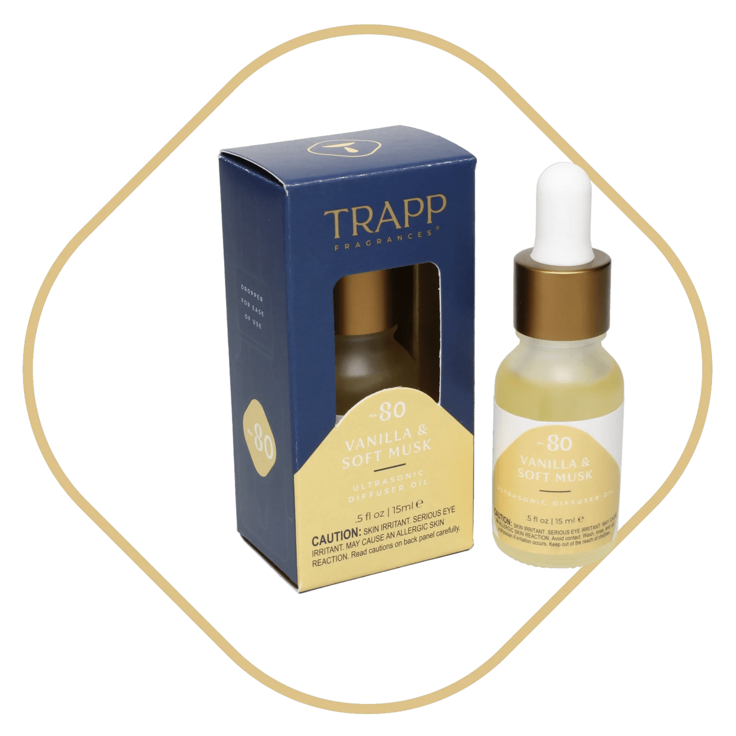 Trapp No. 80 Vanilla & Soft Musk Ultrasonic Diffuser Oil