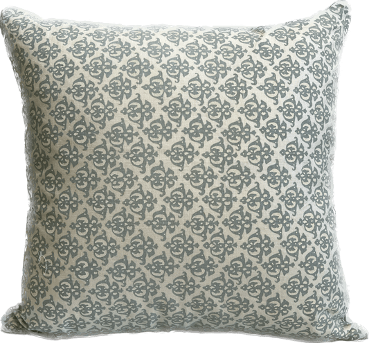 Pinfura 22"x22" Printed Cotton and Linen Pillow