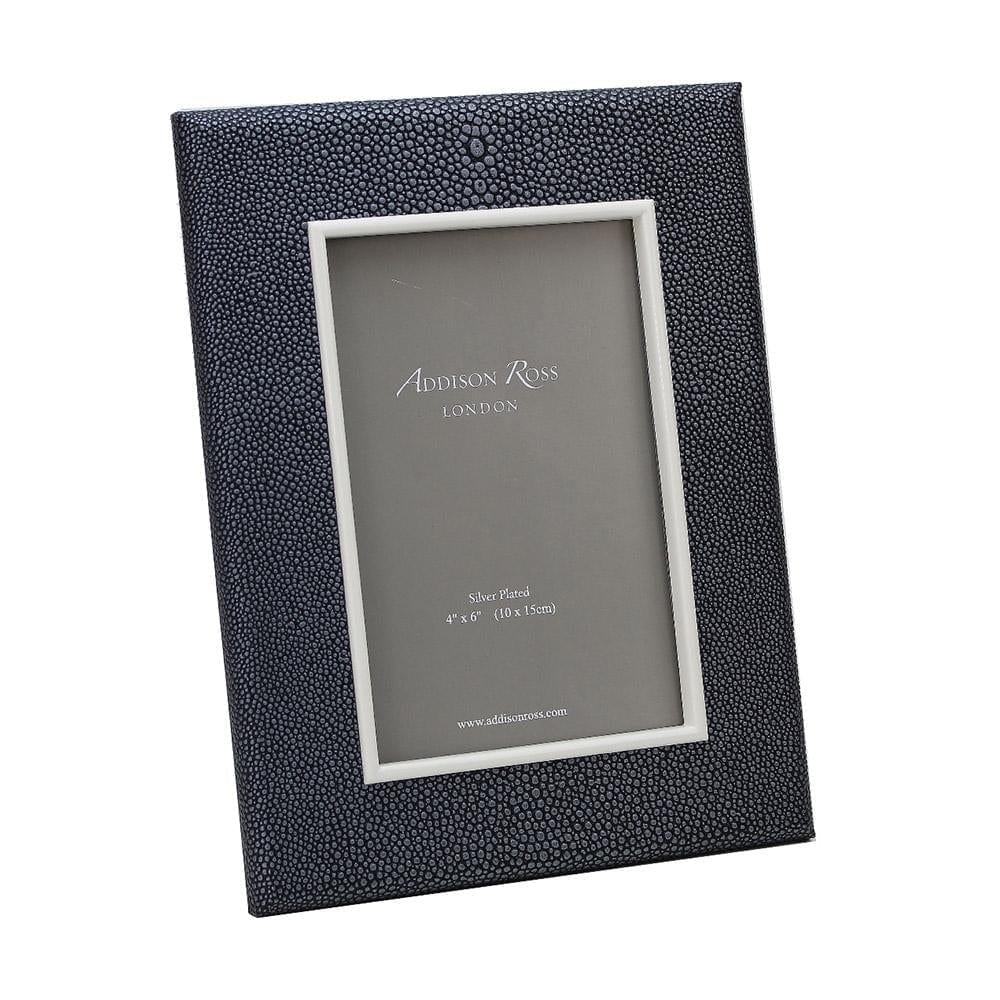 Dark Grey 4x6 Shagreen Frame