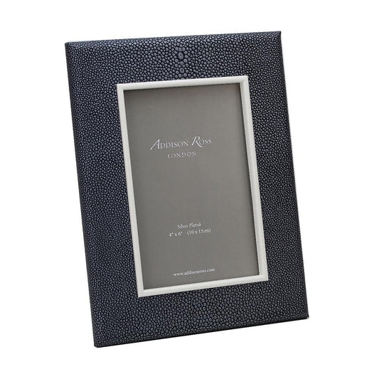 Dark Grey 4x6 Shagreen Frame