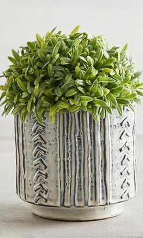 Blue Stone Textured Pot