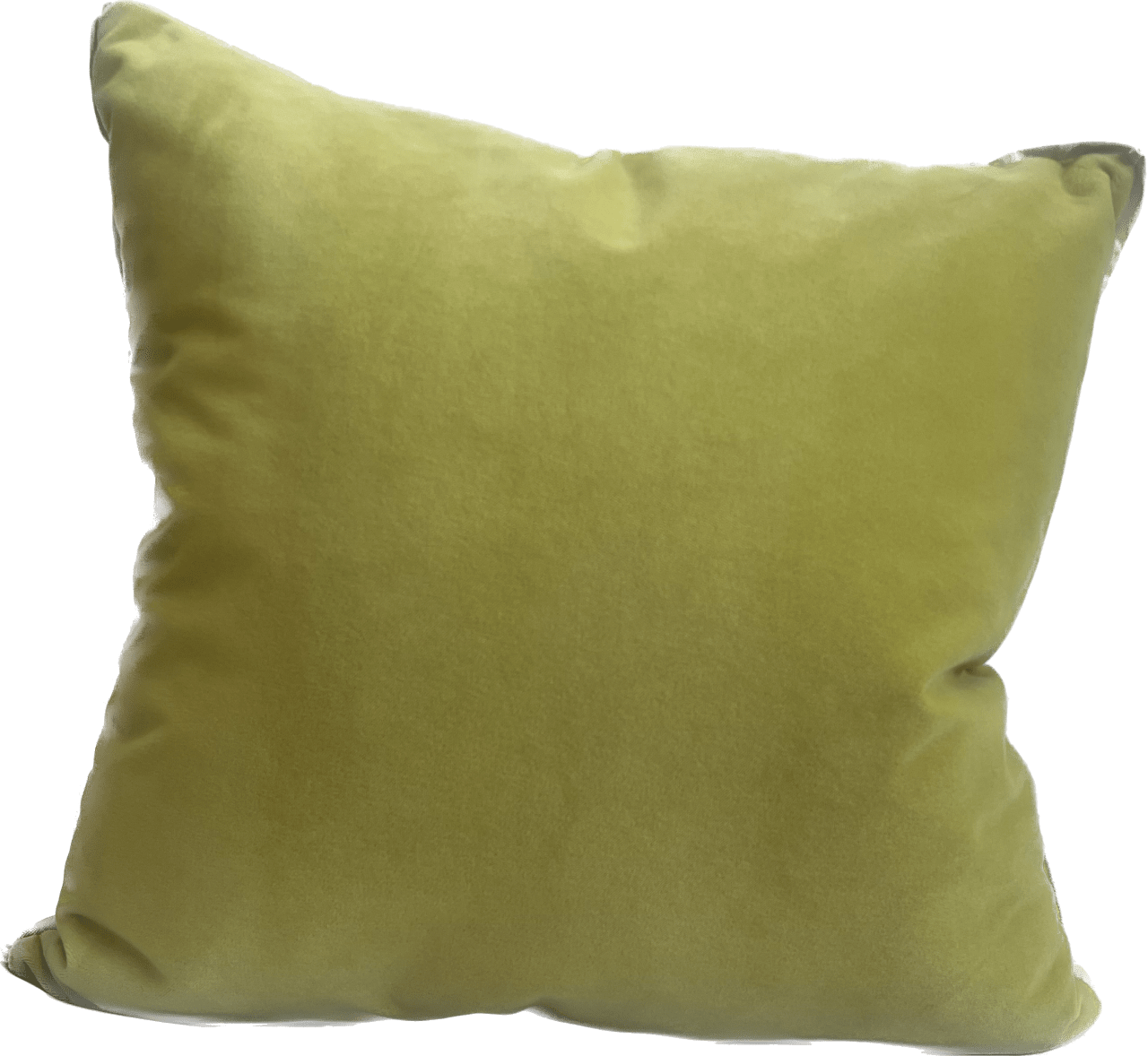 Banks Velvet Pillow-Key Lime/Quince