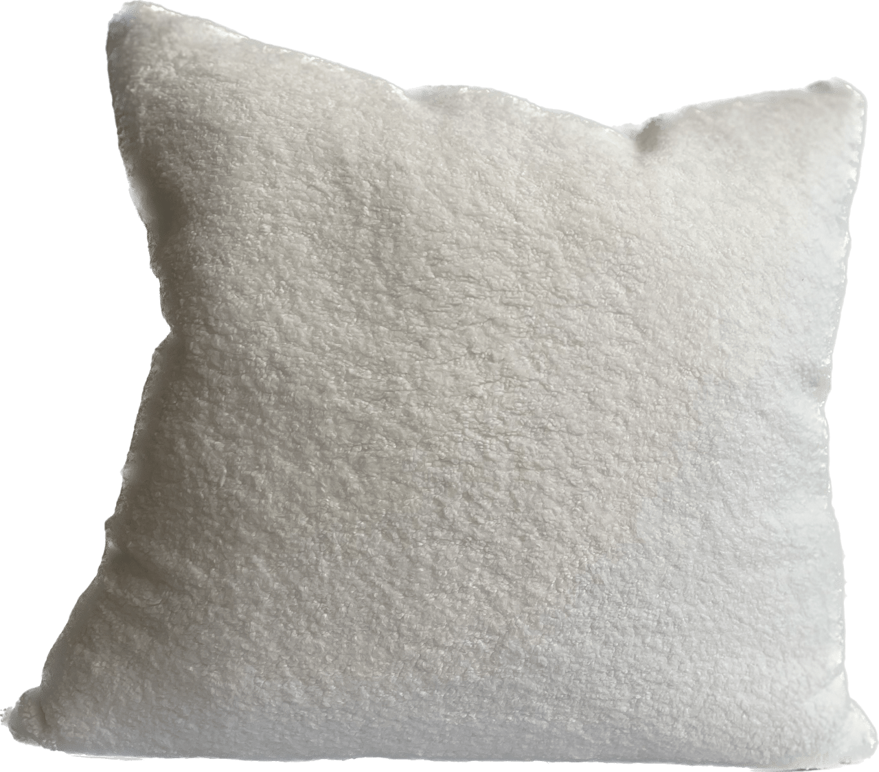 Polar Shearling Pillow in White