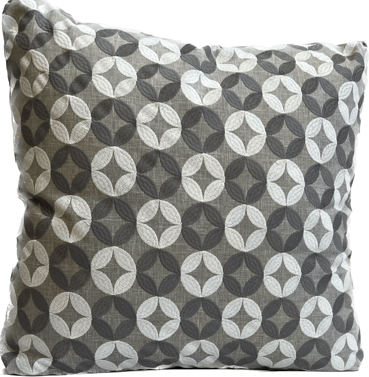 Shelby Embroidered Linen Pillow
