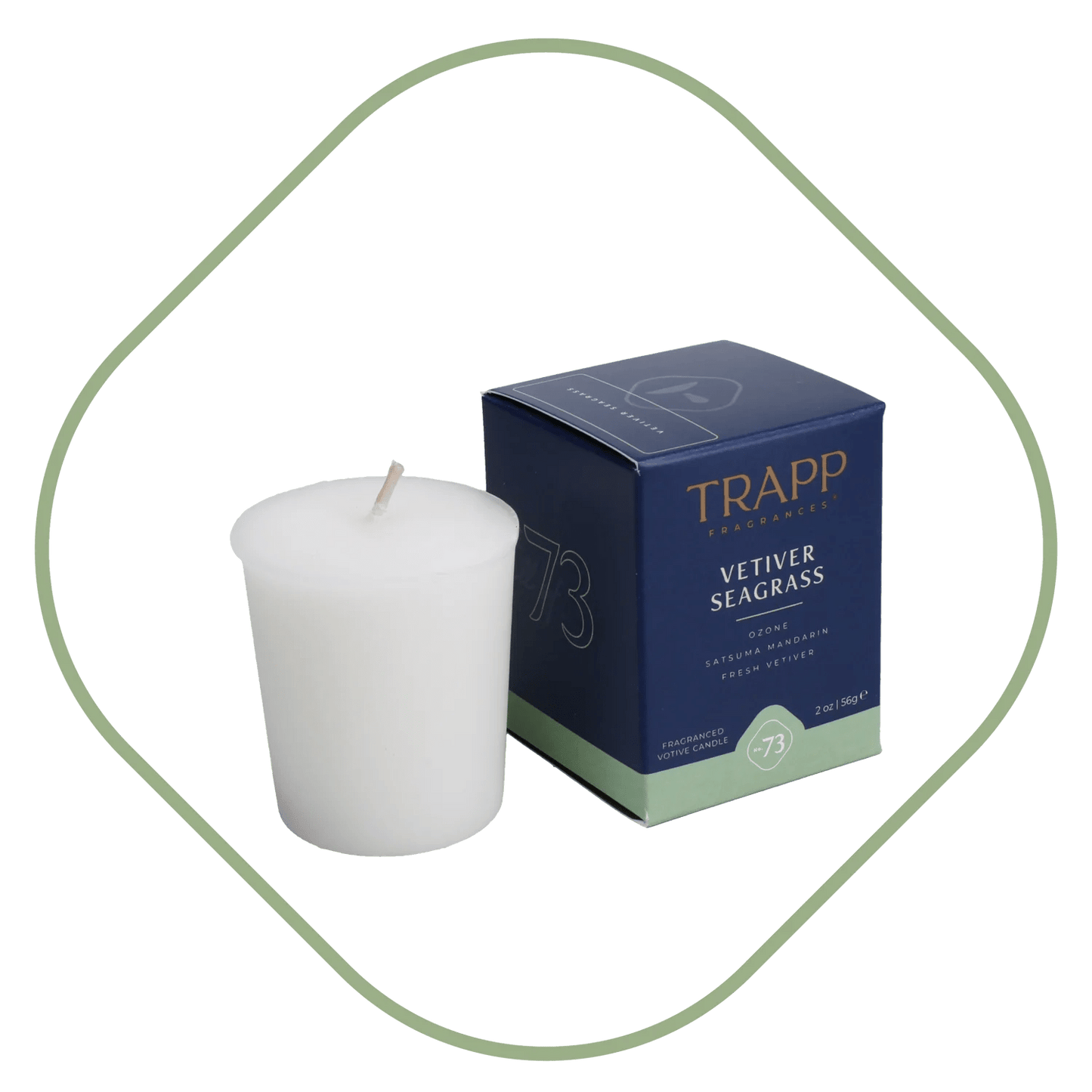 Trapp No.73 Vetiver Seagrass Votive Candle