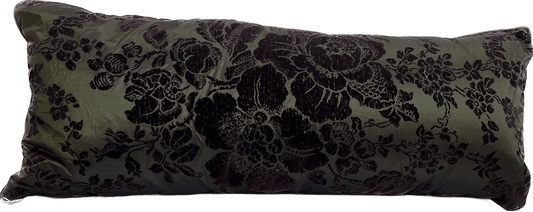 Victoria Velvet and Silk Lumbar Pillow